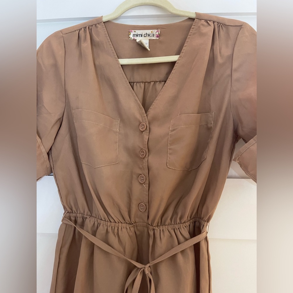 Mimi Chica beige blouse